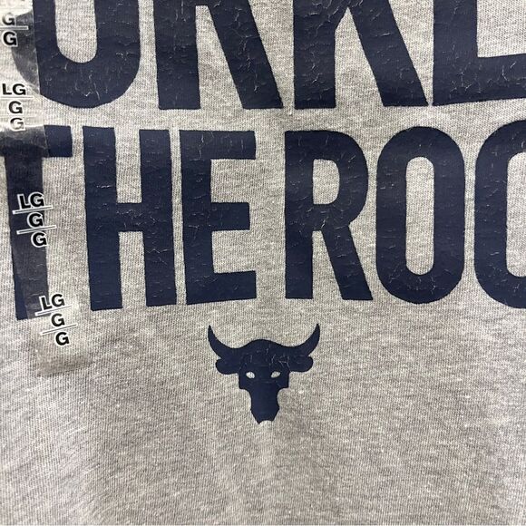 Under Armer Gray Motivational gym Graphic Tee size large - Picture 4 of 13